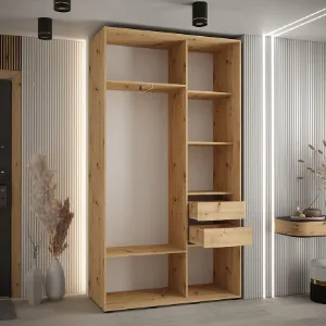 Obrazek Szafa 45 Canaris 12 130 czarny/gold