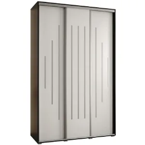 Obrazek Szafa 45 Canaris 12 160 czarny/biały/silver