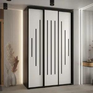 Obrazek Szafa 45 Canaris 12 180 czarny/biały/czarny