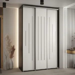 Obrazek Szafa 45 Canaris 12 180 czarny/biały/silver