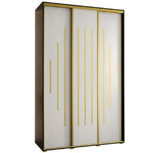 Obrazek Szafa 45 Canaris 12 180 czarny/biały/gold