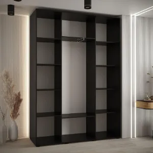 Obrazek Szafa 45 Canaris 12 180 czarny/gold