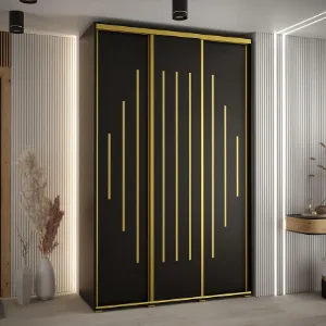 Obrazek Szafa 45 Canaris 12 180 czarny/gold