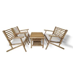 Obrazek Komplet mebli bambusowych 1+2+1