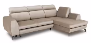 Obrazek Narożnik z funkcją spania Tybet beżowy lewostronny