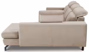 Obrazek Narożnik z funkcją spania Tybet beżowy lewostronny