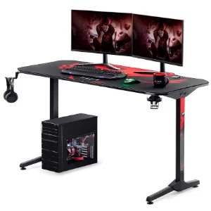 Obrazek Biurko Gamingowe Diablo 160 X-Mate Czarny