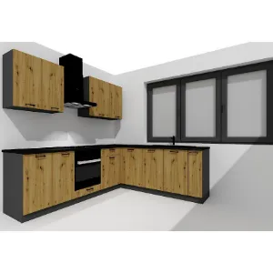 Obrazek Kuchnia Anika 200/260 artisan/grafit