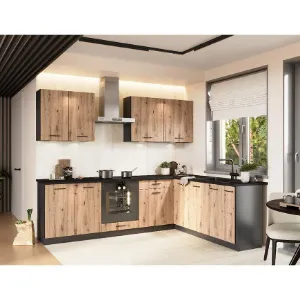 Obrazek Szafka kuchenna Anika D80ZL artisan/grafit