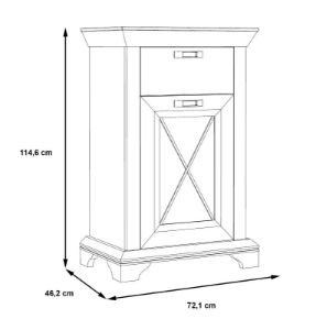 Obrazek Komoda Kashmir KSMK31-D43