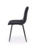 Obrazek Krzesło tapicerowane Lomi czarne