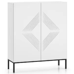 Obrazek Komoda Clearing 01 biały/czarna