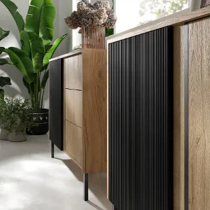 Obrazek Komoda Mia 1 Dąb Odwieczny/Czarny