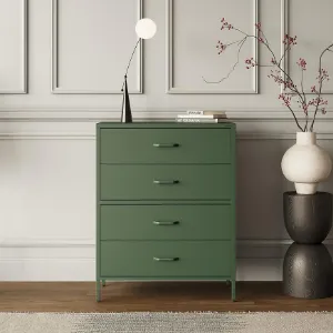 Obrazek Komoda Metalowa Carla Modern Bottle Green