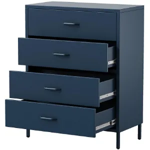 Obrazek Komoda Metalowa Carla Modern Dark Blue