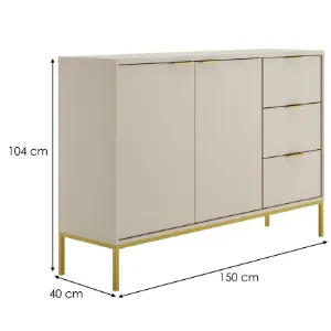 Obrazek Komoda Austin Kaszmir/Złoty