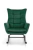 Obrazek Fotel bujany Marlon ciemny zielony