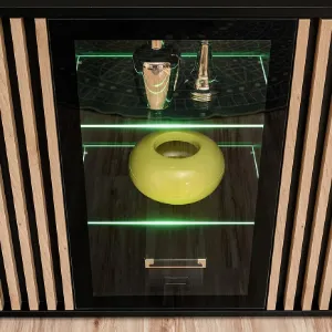 Obrazek Komoda Cameron ZHJ CM SB czarny/hickory jackson