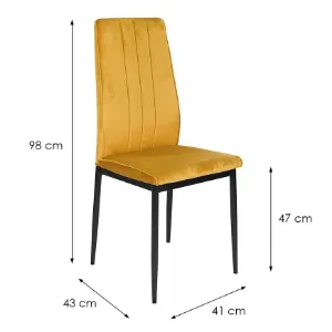 Obrazek Krzesło Boris złote