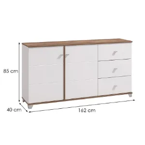 Obrazek Komoda 3K3F Burgundy 11012059