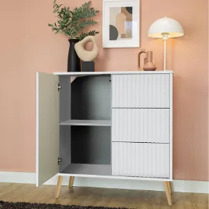 Obrazek Komoda 1D3S Barcelona biała