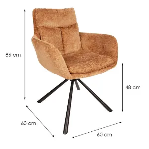 Obrazek Krzesło Hendi musztardowe