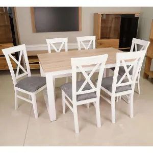 Obrazek Krzesło KR10 białe/storm 97