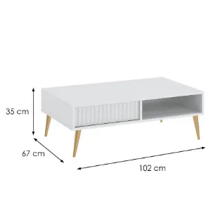 Obrazek Ława 2S Barcelona biała