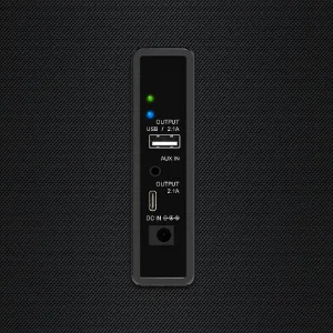 Obrazek Stolik z Głośnikiem Boni czarny