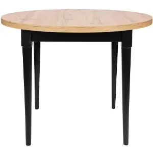 Obrazek Stół Odys ST-35 100x100+35 wotan/czarny