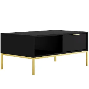 Obrazek Stolik 100 Austin Czarny/Złoty