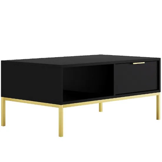 Obrazek Stolik 100 Austin Czarny/Złoty