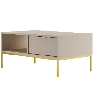 Obrazek Stolik 100 Austin Kaszmir/Złoty