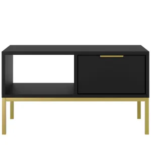 Obrazek Stolik 80 Austin Czarny/Złoty