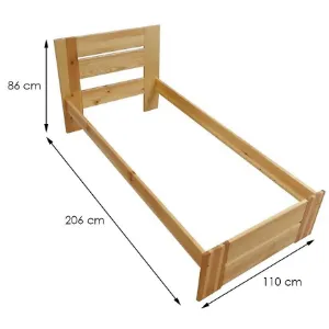 Obrazek Łóżko Pola 100 sosna naturalna