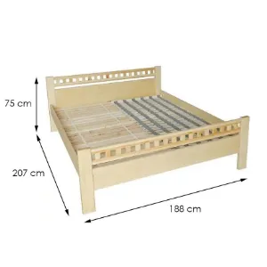 Obrazek Łóżko Milena 180X200 olcha naturalna