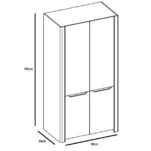 Obrazek Szafa 05 DESJO dąb san remo