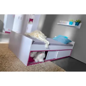 Obrazek Łóżko NR-13 Trafiko 90 różowy