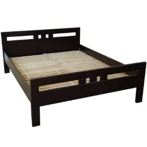 Obrazek Łóżko Prezydent 140X200 drewno olcha, kolor wenge