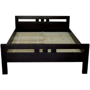 Obrazek Łóżko Prezydent 140X200 drewno olcha, kolor wenge