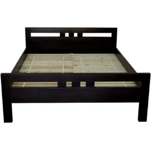 Obrazek Łóżko Prezydent 160X200 drewno olcha, kolor wenge