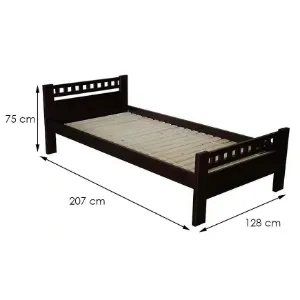 Obrazek Łóżko Milena 120X200 olcha barwiona