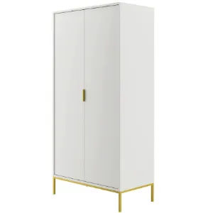 Obrazek Szafa Austin Biały/Złoty