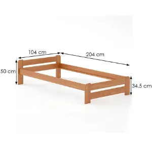 Obrazek Łóżko sosna LK099–100x200 kol olcha