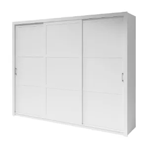 Obrazek Szafa Frama 255 biała uchwyt srebrny