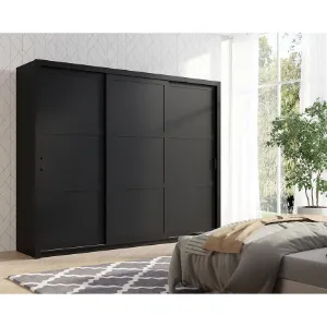 Obrazek Szafa Frama 255 czarna uchwyt czarny