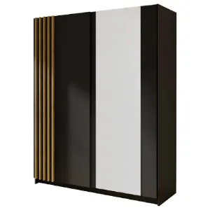 Obrazek Szafa Daster III 12 czarny/dąb