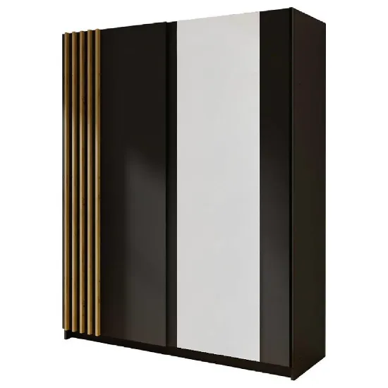 Obrazek Szafa Daster III 12 czarny/dąb