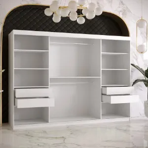 Obrazek Szafa Amiro 1 250 biały/biały