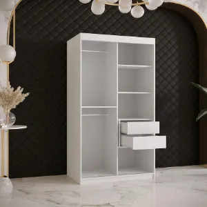 Obrazek Szafa Amiro 2 100 biały/czarny